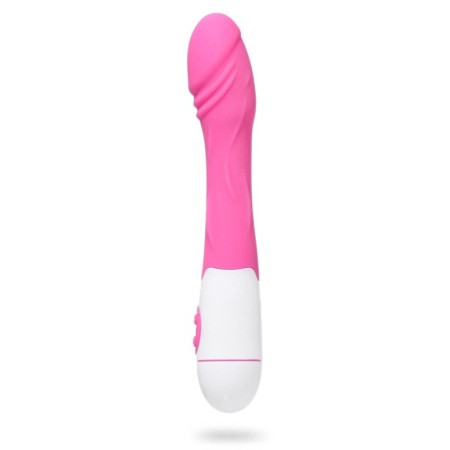 Vibrator with stimulation of the point G, realistic shape, 30 modes, 20.2 x3.5 cm, pink-1
