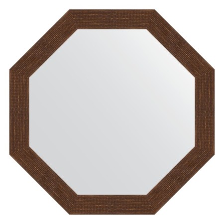 Mirror in the baguette frame, mosaic antique copper 70 mm, 73.0x73.0 cm
