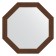 Mirror in the baguette frame, mosaic antique copper 70 mm, 73.0x73.0 cm