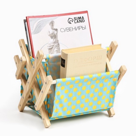 Newspaper-stand for books and magazines "Politics", 30 × 20 × 30 cm, green