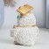Figure "Owl with diploma" Pearl, 8.5x5cm