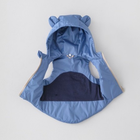 Beginning children's insulated kinderlitto "Orsetto", height 92-98 cm, blue color-2