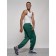 Sports male pants, size 48, green color