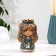 Souvenir Ceramics "Girl Feja" with a dark unicorn (vase), h = 22 cm v = 1l