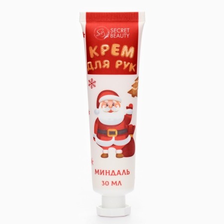 New Year. New Year's hand cream moisturizers with the aroma of almonds, 30 ml-2