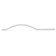 Cappio RSC040 handle, m/o 256 mm, white color
