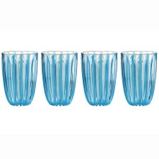 A set of glasses Guzzini Dolcevita, 470 ml, 4 pcs, the color is turquoise