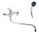 Bath mixer Istok Life Standard 0402.714, two -wound, with long surge, chrome