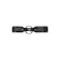 Pecado BDSM chocker, with rounded corners, genuine leather, black