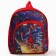 The backpack of the textile is a pocket 25*24*9cm, Spider-Man