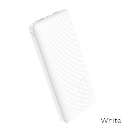 External battery Borofone BT28, 10,000 mAh, 2xUSB, 2 A, white-2