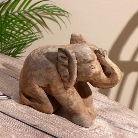 Souvenir "Elephant" manpower tree 26x8x20.5 cm-1