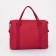 Road bag with lightning, external pocket, red color