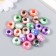 Beads for creativity plastic "Reds marble" Color 20 g 0.8x1.4x1.4 cm