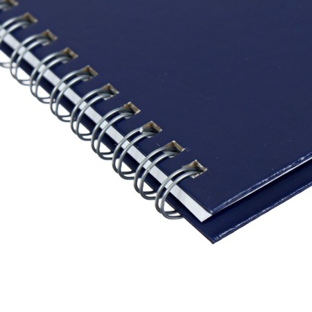 Planing Undetted 64 sheets on the crest IDEAL New, solid cover, artificial leather, block 70 g/m2, blue-1