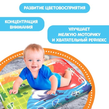 Акваковрик развивающий «Изучаем цвета»-3