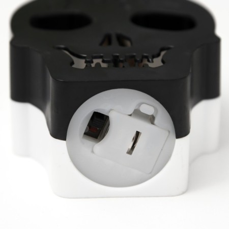Sponel "Skull" LED 1W RGB from LR1130 batteries white-black 9.5x4x5cm Risalux-7