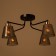 Adele Causenger Military District 4x40W E27 Black/Gold 45x45x25cm