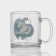 New Year's glass tea mug "Snakes", 320 ml, mix