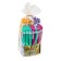 Automatic ballpoint pen 1.0 mm blue, with a rubber holder, Mix case
