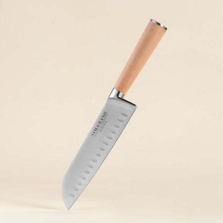 Knife Kitchen Saint -Home "Calabria", stainless steel, 18 cm, beige-2