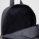 Baby backpack with zipper, external pocket, reflective strip, gray color