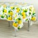 Single tablecloth "lemons" 180x137