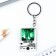 Key keychain Acrylic player "This is my party", 3.5 x 10 cm