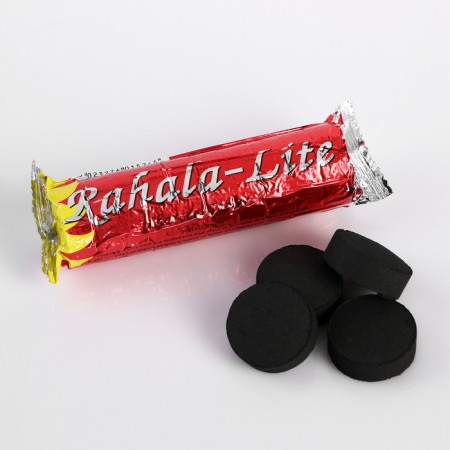 Coal for hookah FHAM EL Medinal, in a pack of 10 tablets, 3.5 x 11.5 cm-1