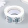 Stick Paper "Magnolia. Gratitude" d = 2.5 cm 500 pcs in a roll 3x6.5x6.5 cm