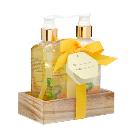 Gift set Manuka Honey & Green Tea: shower gel 290 ml, lotion 290 ml-1