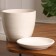 Flower pot "white silver" 1.4 liters