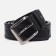 Male belt, width 4.5 cm, screw, buckle metal, black color