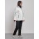 Ski costume female winter, size 42, white color