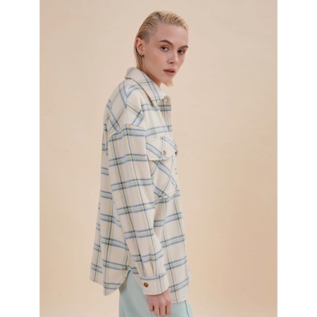 Women's jacket, size l, cream color-1