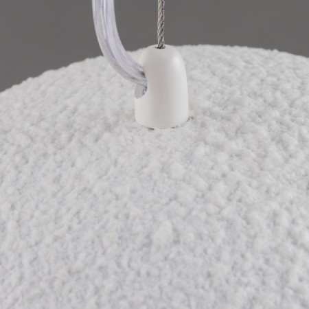 Suspended lamp Freya Fr5428PL-01W3 Mound, 400x400x580 mm, E27, 1x40W, white color-4