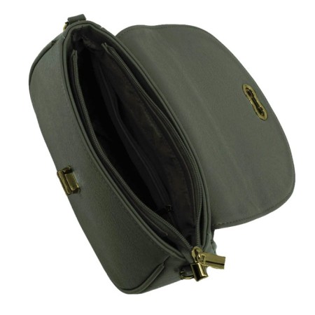 Female bag, artificial leather, black, 25x7x24 cm-1