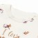 Body baby with long sleeve, white color, height 74
