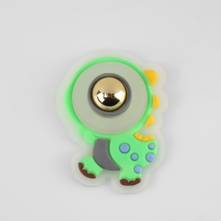 Silicone strip “dinosaur”, luminous, 5.5 × 4 cm, green color-2