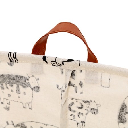 Basket for toys "cow" 30x30x30 cm-4