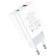 Network charger Hoco C97A, 1 USB, 1 Type-C, 20 W + 18 W, PD + Qc, white