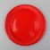 Plate disposable paper plain, red color