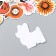 Set of stickers "Orange Supers" 50 pcs 3-8.5 cm
