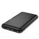 External battery Hoco J82, Li -Pol, 10,000 mAh, microUSB/type -C - 2 A, 2 USB - 2 A, black