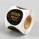Sticker Paper "Motivator" embossing gold d = 3.8 cm 252 pcs in the roll