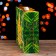 Gift box "Festive silk" in green 29 x 9 x 25 cm
