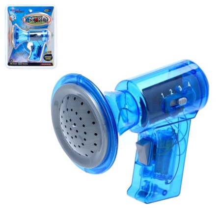 Rupor "Speaker", with a function of voice changes, works from batteries, the color of mix