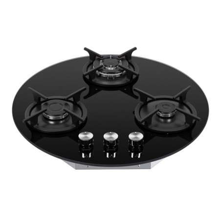 Hlect surface Maunfeld EGHG.43.23CB/G, gas, 3 burners, black-4