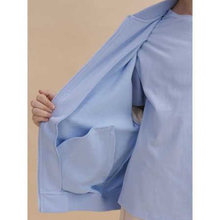 Jacket for girls, height 104 cm, blue color-9