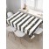 Tablecloth “strips with hearts”, rectangular, sata, size 145x180 cm